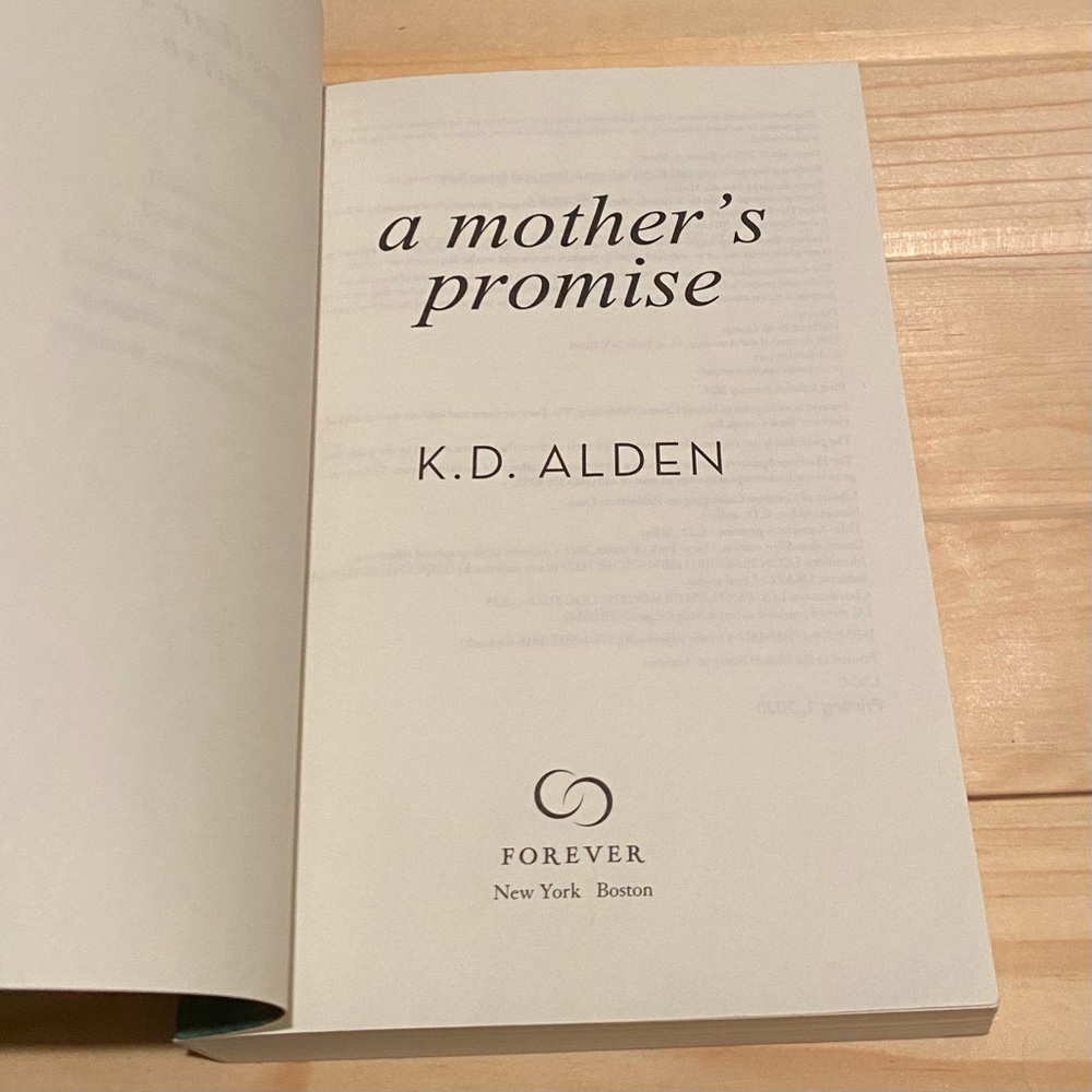 🔷 {3/$20} “A Mother’s Promise” By K.D. Alden - Paperback - Picture 6 of 12